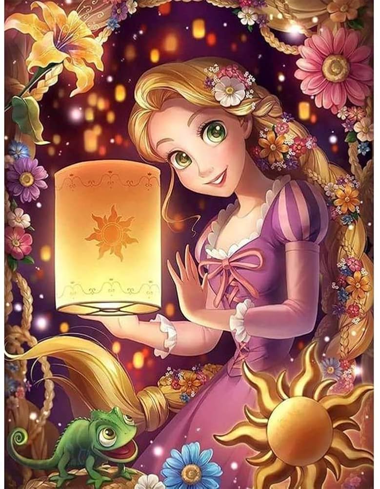 Amazon | 5Dダイヤモンドアート ディズニープリンセス DIY塗装